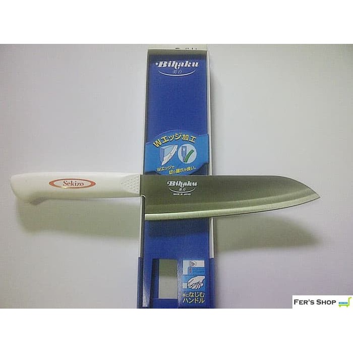 Populer Pisau Dapur Bihaku Santoku jepang / Pisau santoku Jepang Original