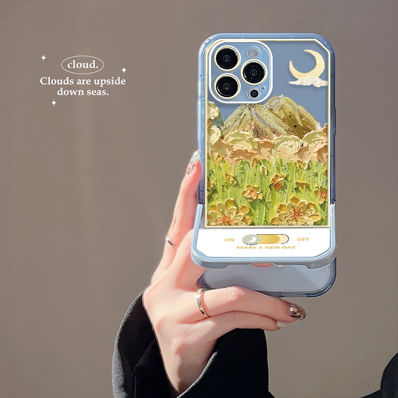 Soft Case Silikon TPU Transparan Motif Bunga Untuk Iphone 13 12 Pro Max 8 Plus X 6 6S 11 7 Plus XR XS