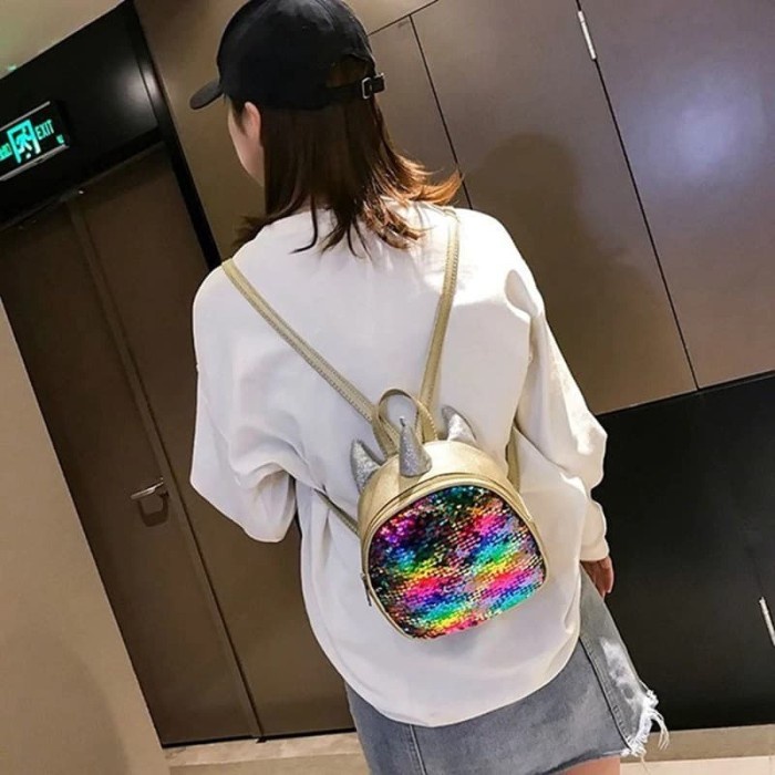 tas punggung wanita remaja sekolah backpack simple kecil anti air cewek mini casual dewasa korea ker