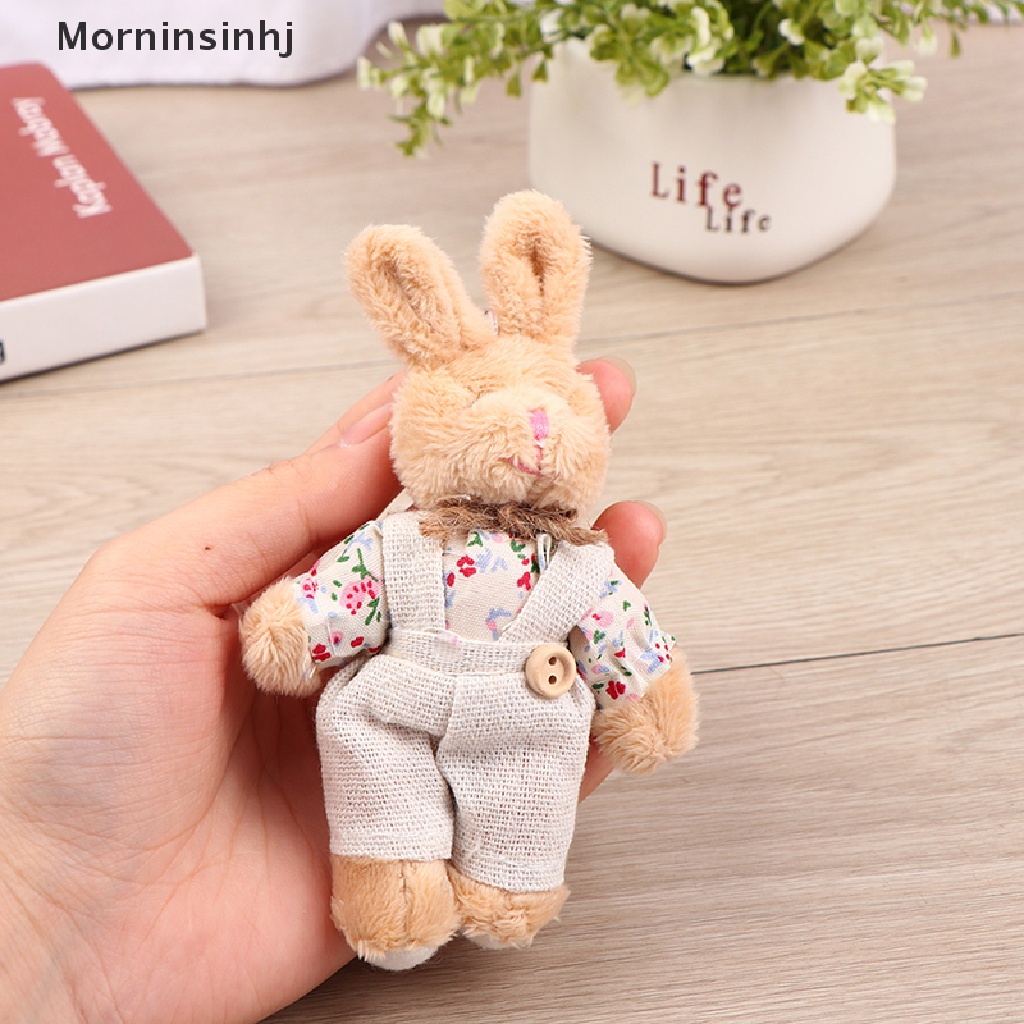 Mornin Gantungan Kunci Boneka Teddy Bear Bahan Plush