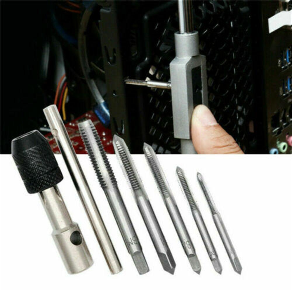 Populer 6Pcs/Set Tap Wrench Hand Taps|Screw Thread Hand Tool Metrik M3-M8