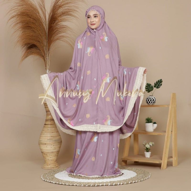 mukena rayon bordir Starla