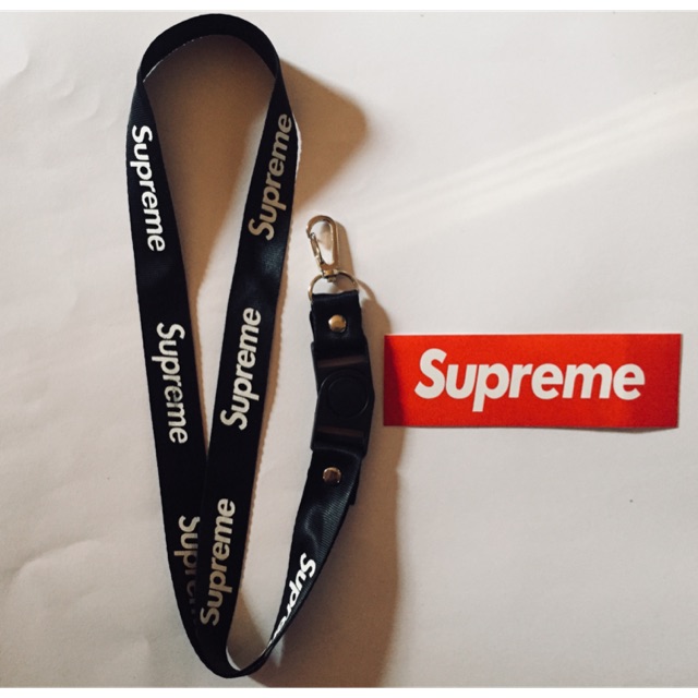 

Lanyard Strap Supreme BLACK