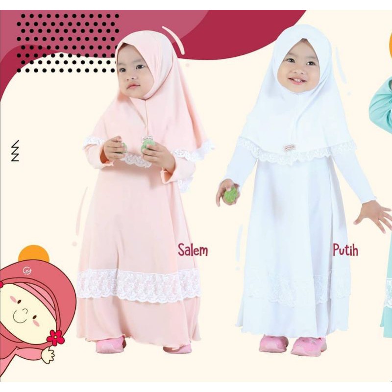 Gamis Miranda anak by Anaya hijab