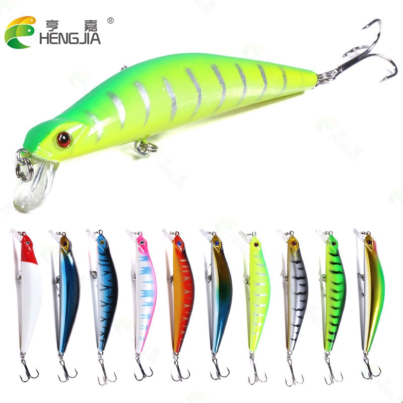 Hengjia 1pc Umpan Pancing Bentuk Ikan Kecil 11cm 14.3g 0.6-1.8m