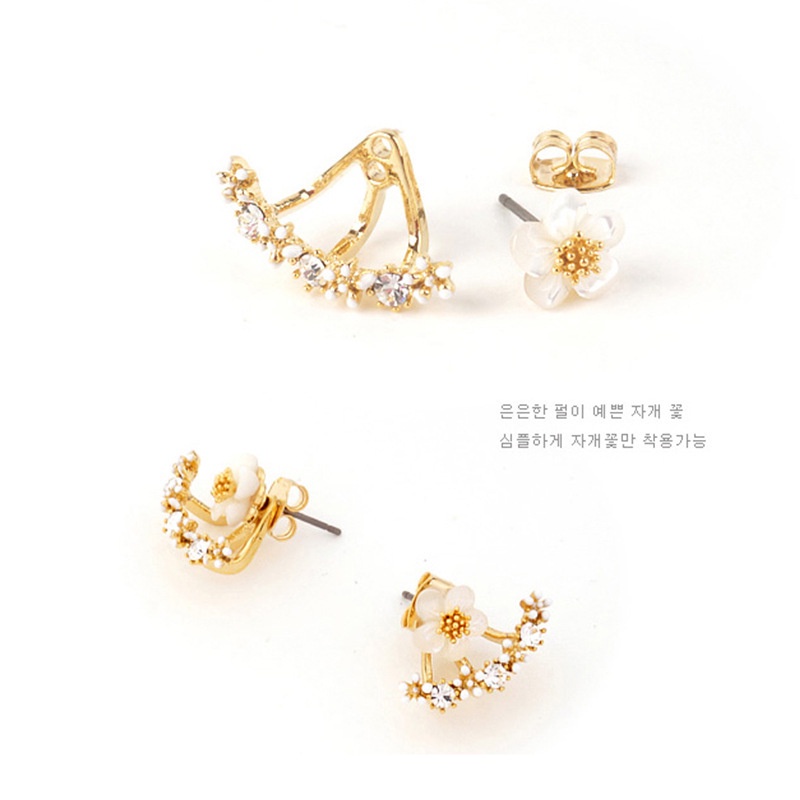 Anting Bunga Chamomile fashion elegan wanita model korea terbaru