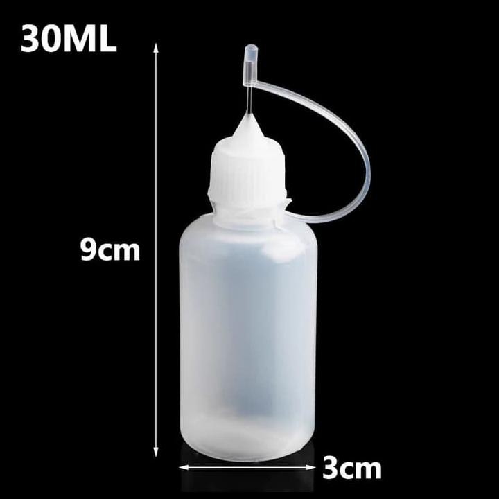 

GLUE APPLICATOR BOTOL LEM KERTAS SCRAPBOOK QUILLING CRAFT ACRYLIC 30ML