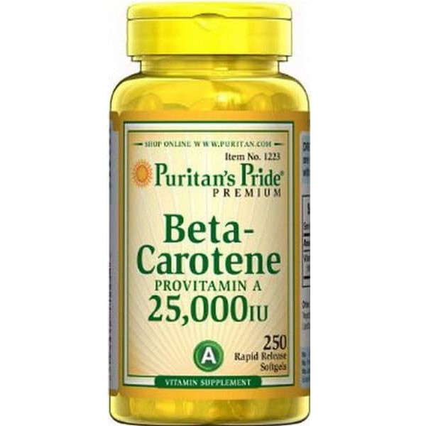 Jual Puritan Pride Beta Carotene Provitamin A 25000Iu 250 Rapid