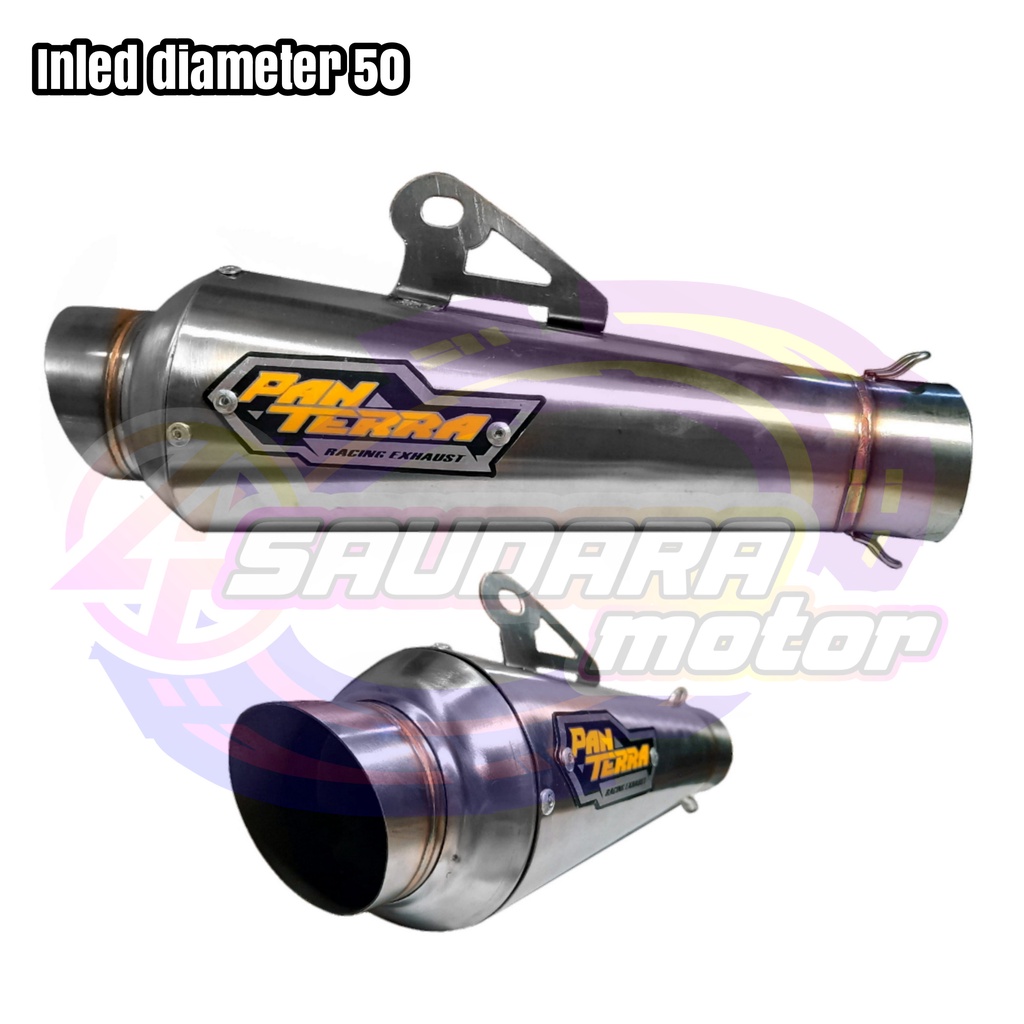 Knalpot Pantera Slincer Knalpot Fantera Pantera INLED D50 stainless Universal