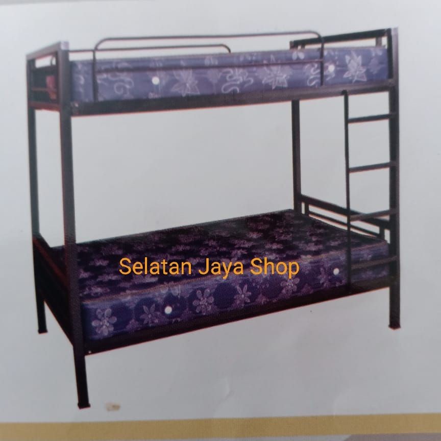 Ranjang Tingkat Besi 90
