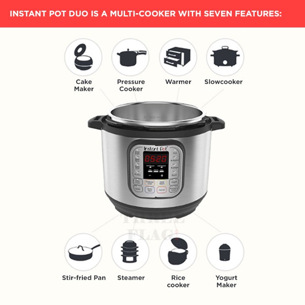 Instant Pot Duo Multi Cooker Duo Mini Duo 60 Korea Version Shopee Indonesia