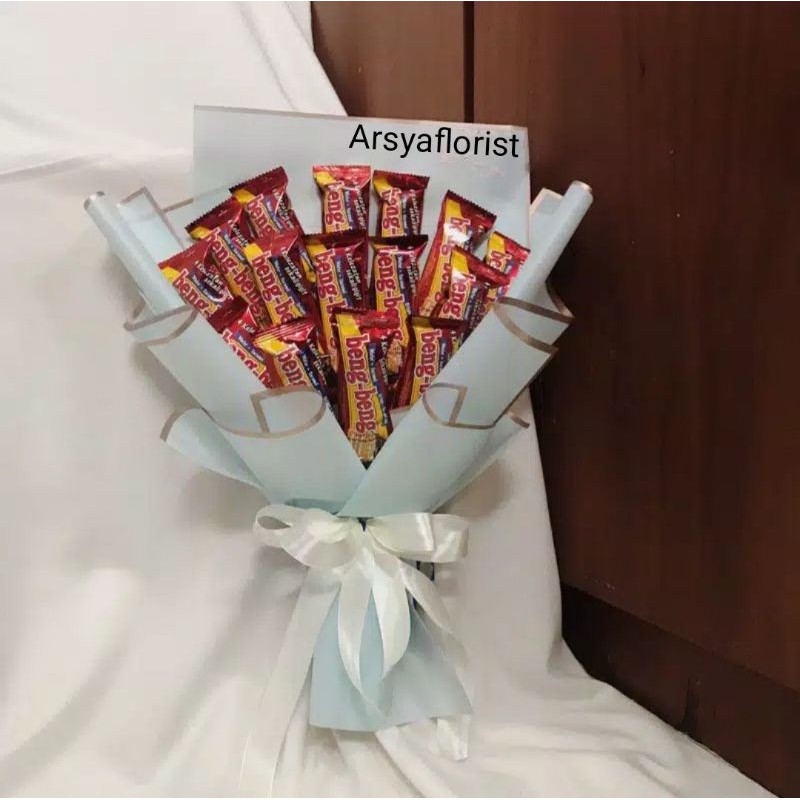 

Bouquet Coklat Bengbeng isi 15 batang Cocok untuk Ulang Tahun/Wisuda/wedding