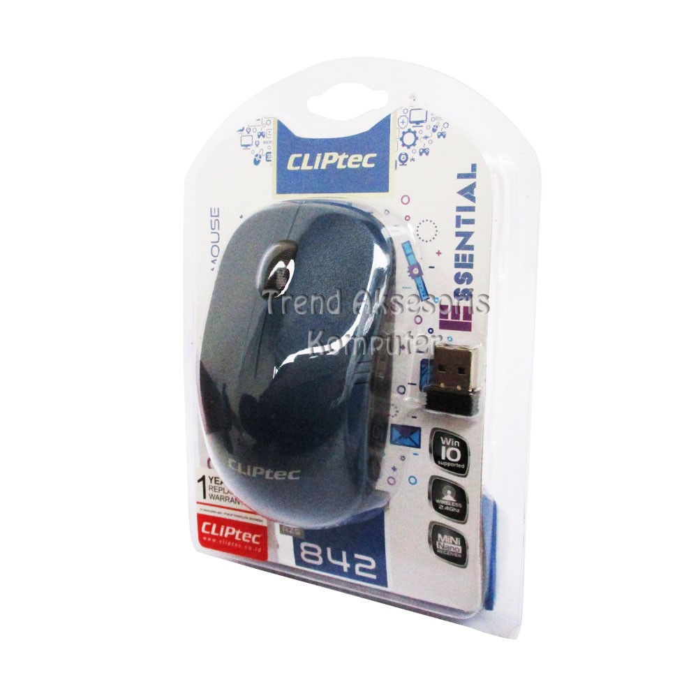 Trend-ClipTec Wireless Optical Mouse RZS 842 / Mouse Wireless Cliptec RZS842