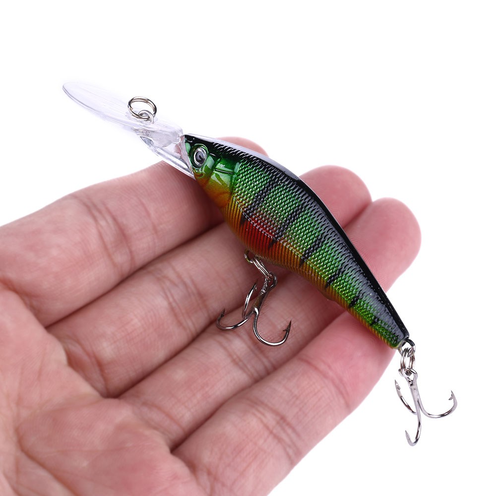 HENGJIA 1pcs 6.6g Floating Minnow Umpan Pancing Swimbait Bass Ikan Fishing Lure Wobbler Hard Bait Topwater Fishing Tackle