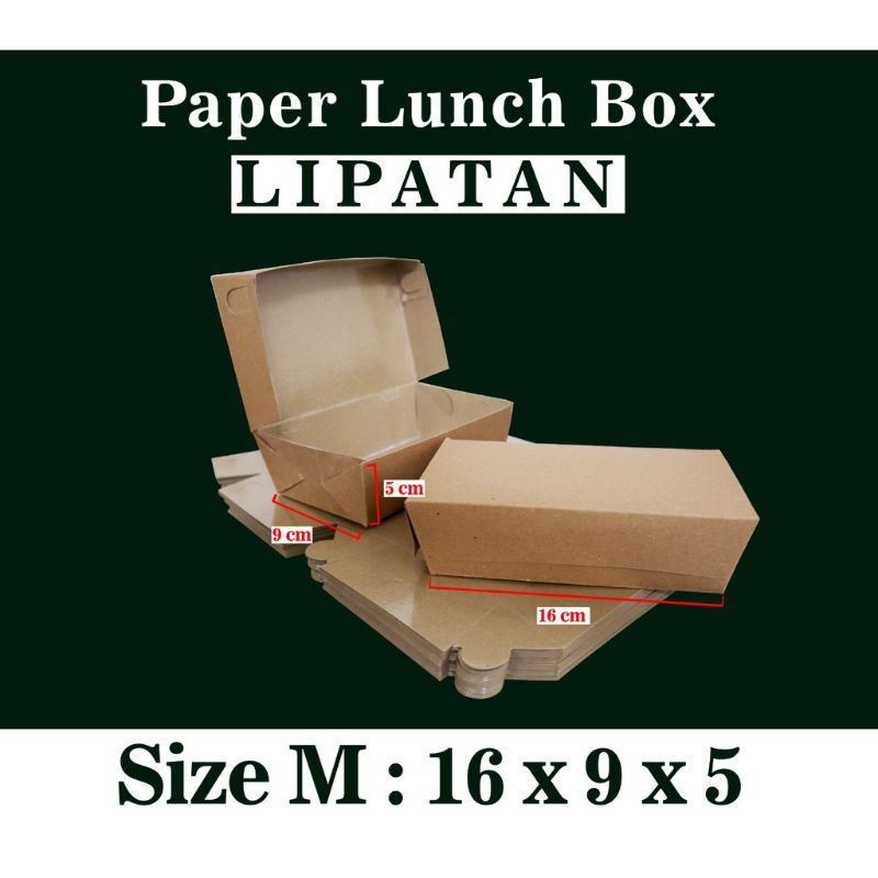 

Paper Lunch Uk M, Paper Craft Ukuran M, Paper lunch Laminasi