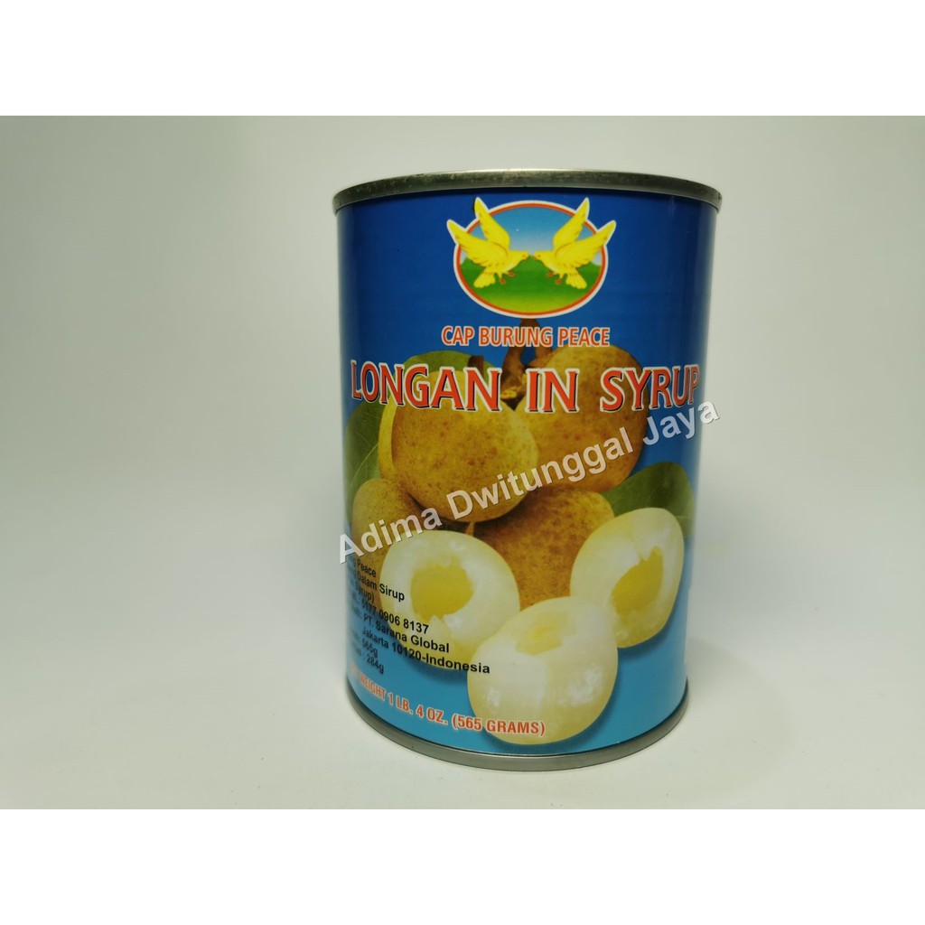 Buah Longan / Longan kaleng / Kelengkeng / Longan Peace Brand 565 gr