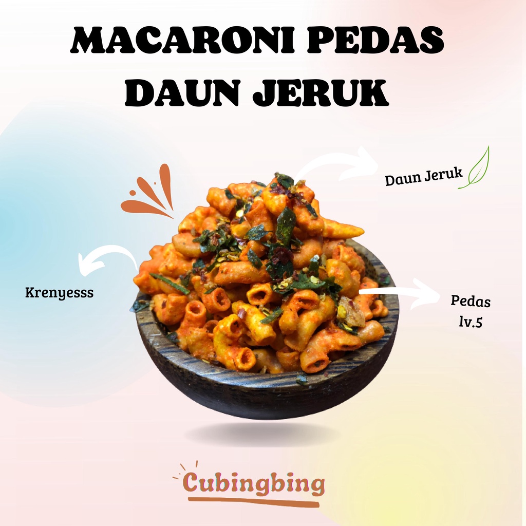 

CEMILAN MURAH MACARONI PEDAS DAUN JERUK PREMIUM