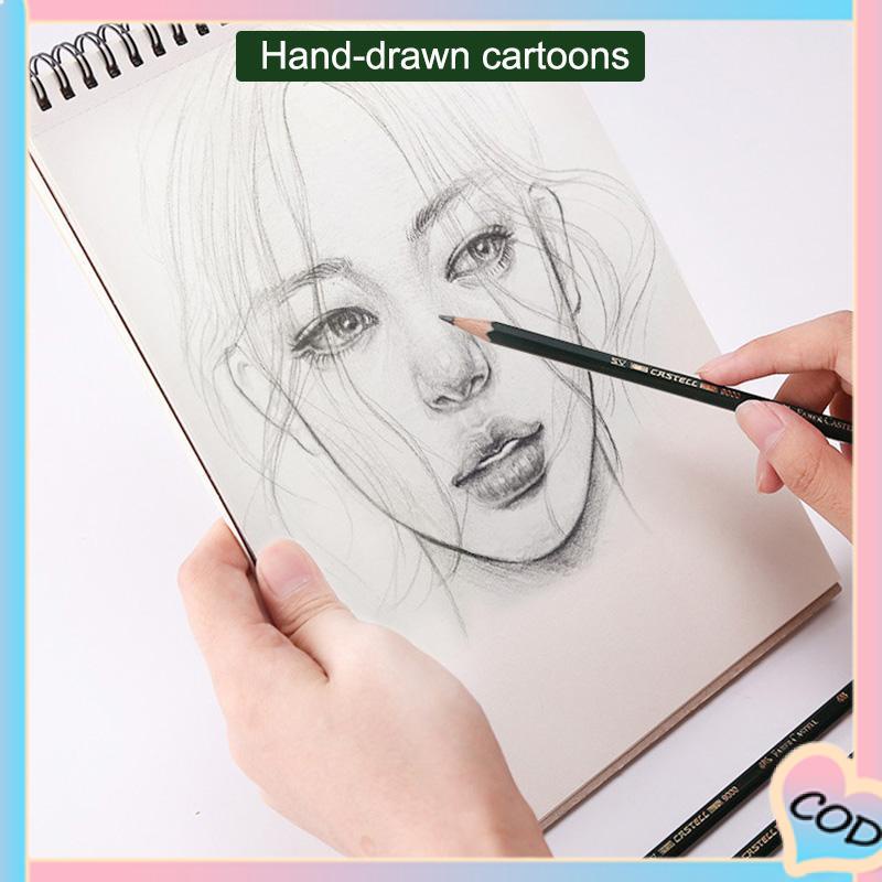 COD❤️2B Pensil Sketsa Alat Tulis Siswa Menggambar Desain Seni Lukisan Pensil-A.one