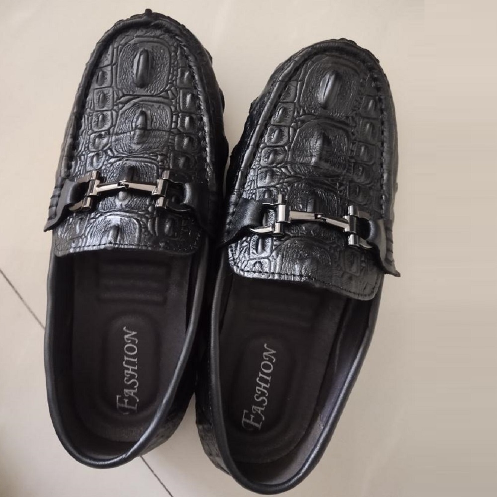 COD 100% ASLI KULIT Formal Sepatu Kerja Kantor Sepatu Tanpa Tali Pantofel Pria Sepatu Pentofel Slop Pria Casual Sepatu Slip On 107