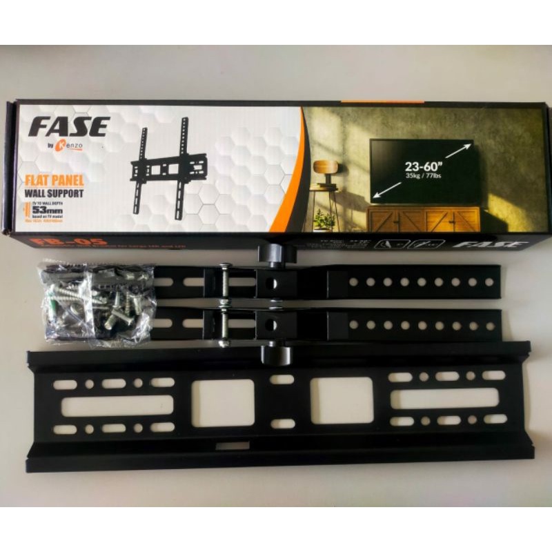 BRACKET TV FASE 23-60 INCH BREKET WALL MOUNT 23 - 60 INCH