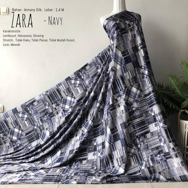 Kain Motif Bahan Armani Silk Shopee Indonesia