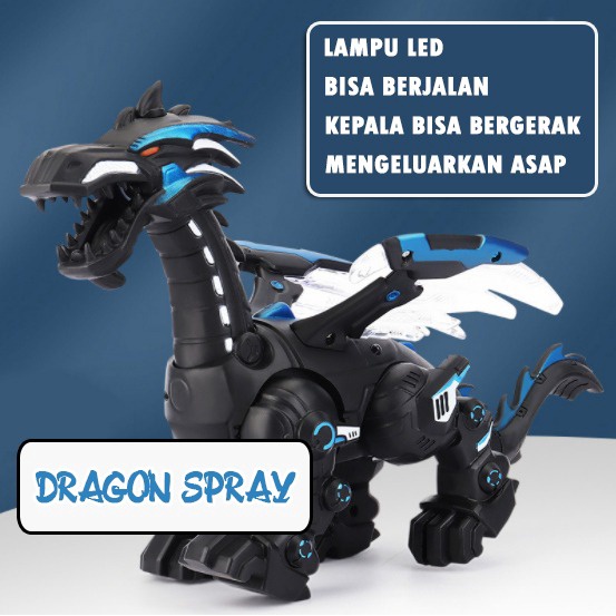 Spray Dragon Mainan Anak-Anak Naga Naga Bisa Keluar Asap