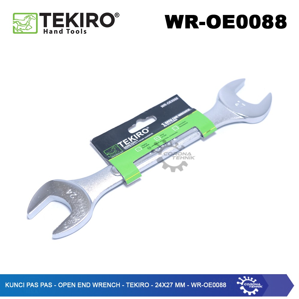 WR-OE0088 - Kunci Pas Pas - Open End Wrench - Tekiro - 24x27 mm