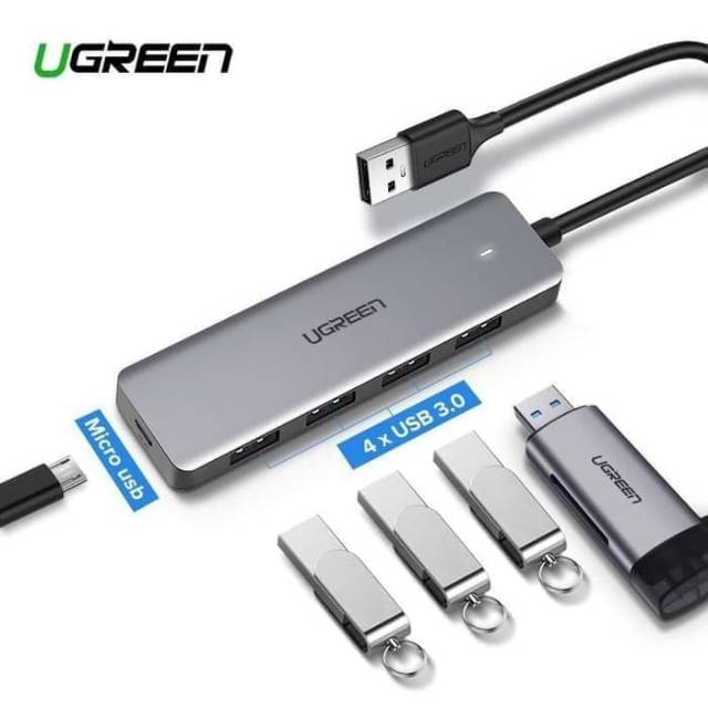 Ugreen Hub Splitter Usb 3.0 4 Ports High Speed Original