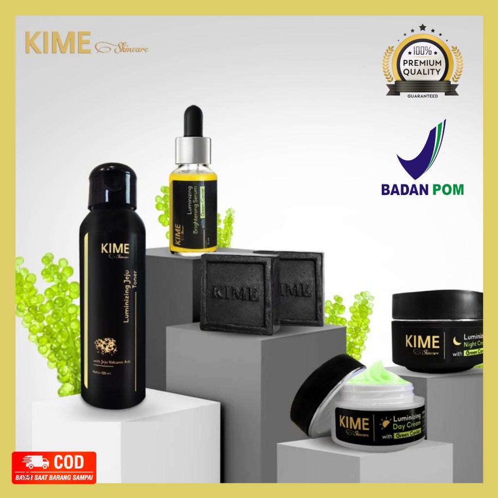 [ PROMO ] Paket Glowing KIME Skincare ORIGINAL BPOM *Free Pouch*