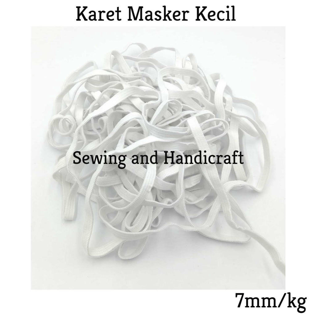 Karet Elastis/Karet Masker/Tali Karet Masker Perkilo