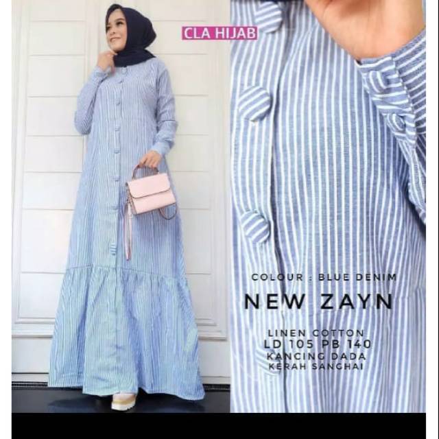 Gamis salur biru