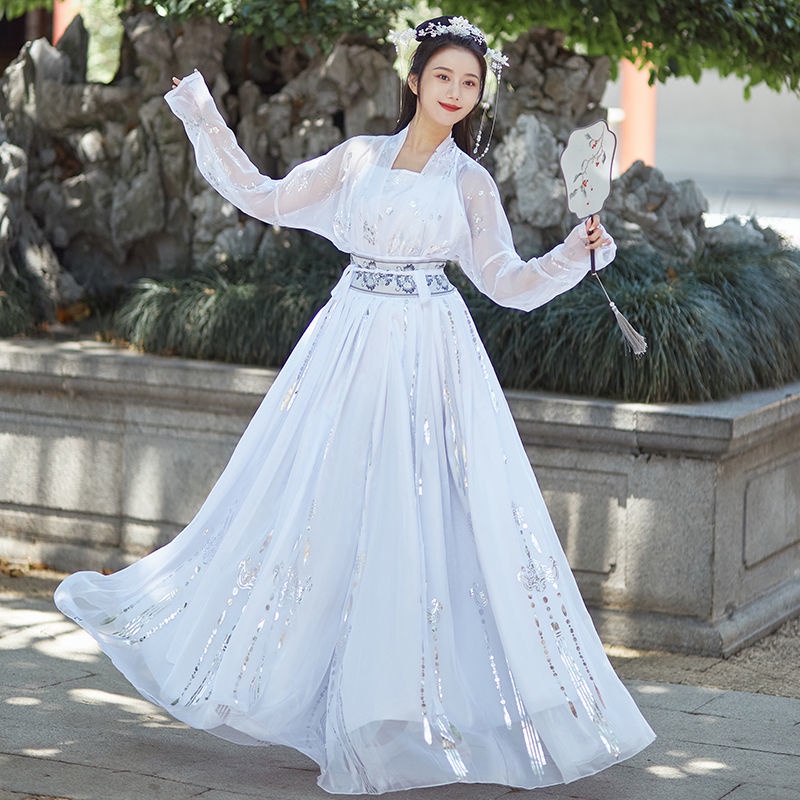 ancient costume women's Han Chinese clothing autumn Chinese style Elegant Flower