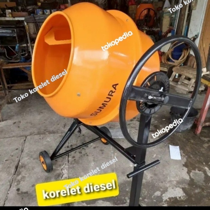 Molen Semen Mini Listrik Sumura 200L Concret Mixer 200L