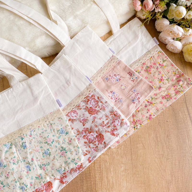 totebag aesthetic | totebag vintage | totebag motif | totebag renda| tas kanvas