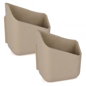 Rak tambahan mobil , Kantung Pillar Mobil , Rak kartu kacamata mobil Type R - KMS-933 - Cream,