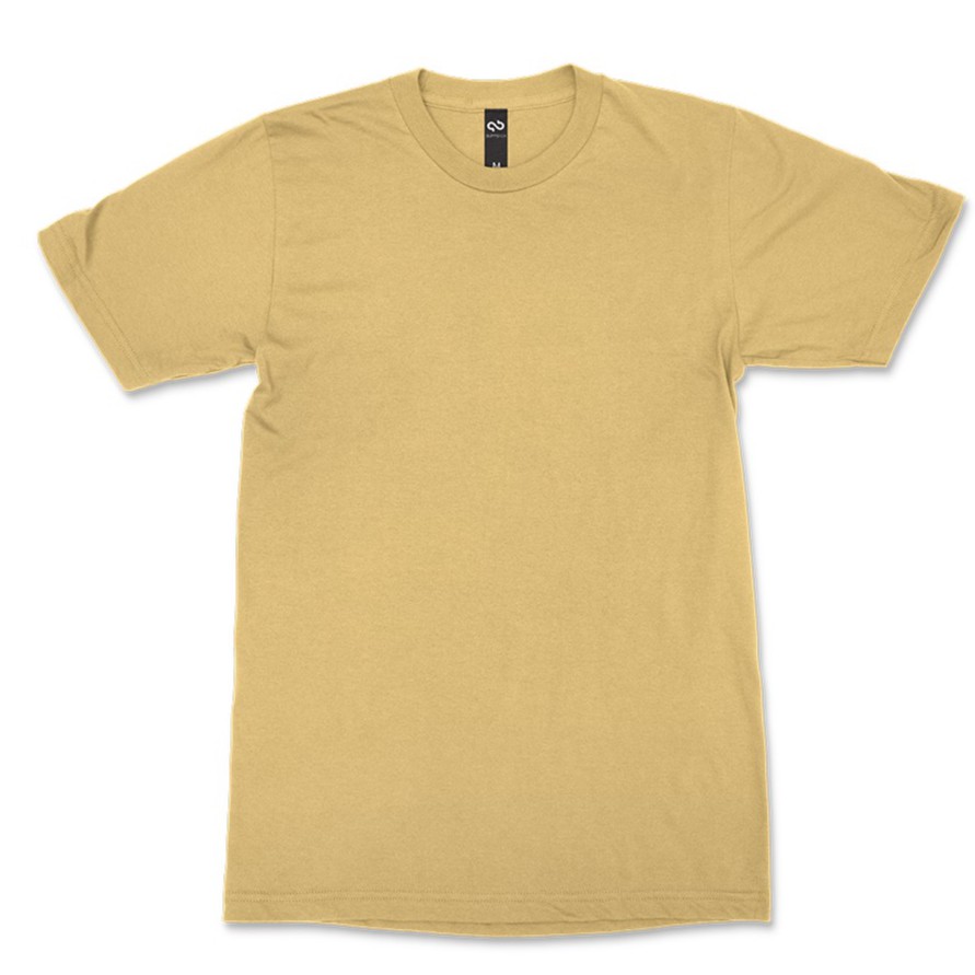 Kaos Polos Cotton Combed 30s Buffback  Young Rotten Yellow