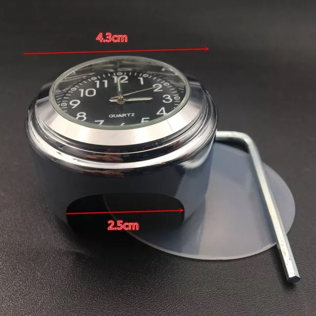 YGRETTE - BICYCLE WATCH CLOCK HANDLEBAR JAM UNTUK DI STANG SEPEDA HANDLEBAR WATERPROOF ALUMINIUM