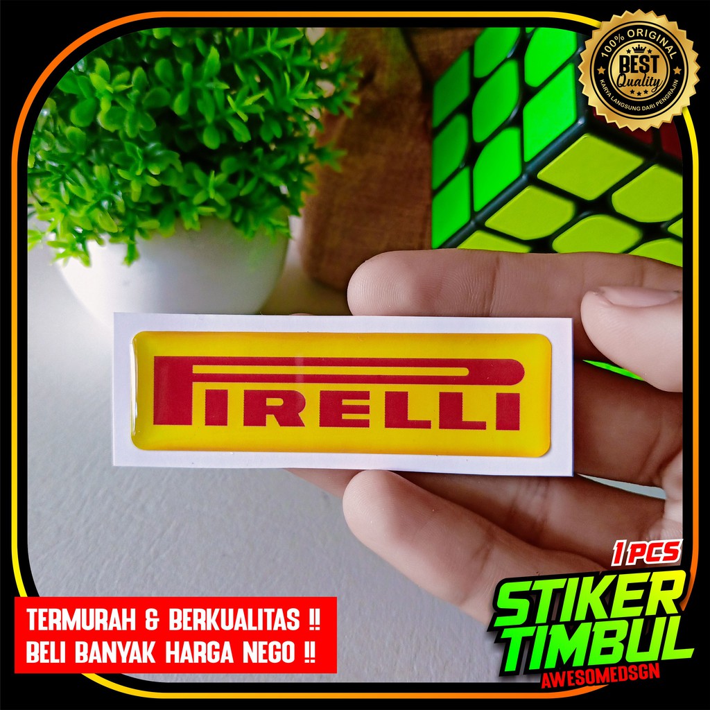 

stiker timbul pirelli