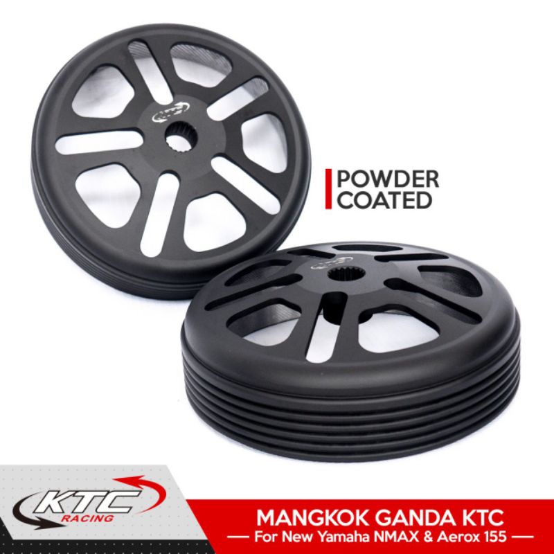 Mangkok kampas Ganda Ktc racing Nmax Aerox - Mangkok kampas ganda Nmax Aerox Ktc racing - mangkok ka