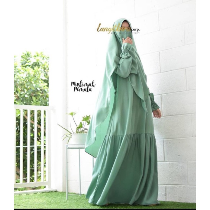 Gamis Syar’i Langit Biru