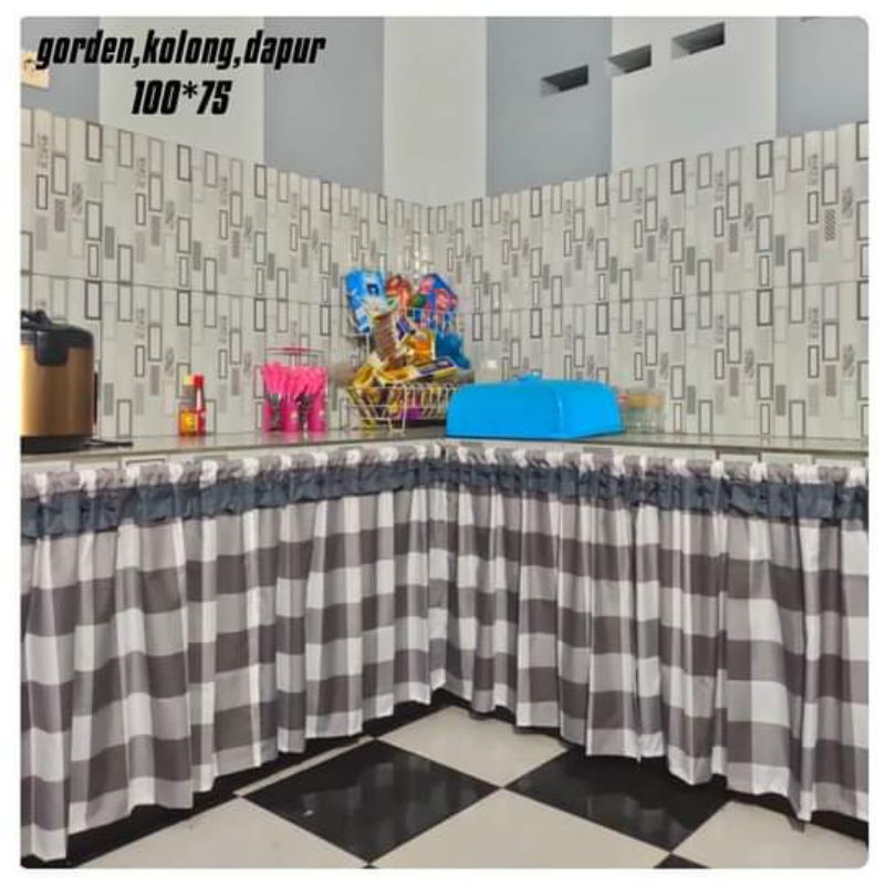 Gorden Kolong Dapur Emily Aesthetic