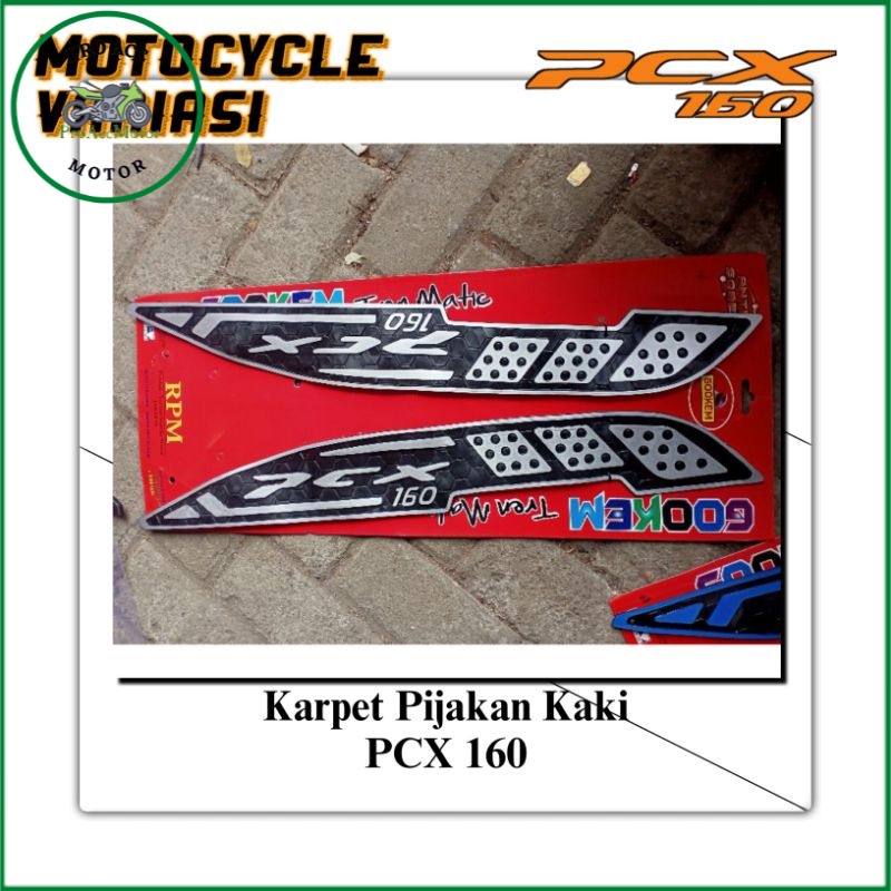 Pijakan kaki PCX 160 Bordes PCX 160 Karet Gokem