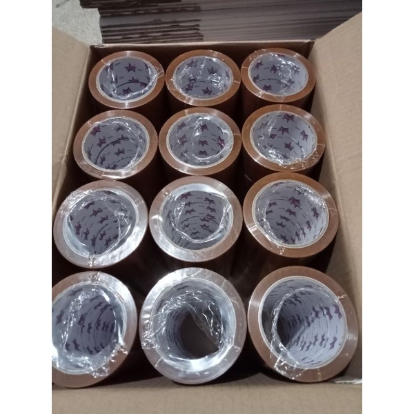 

lakban coklat 45mmx90yardbc 1slop isi 6rol