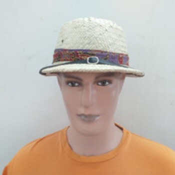 Topi Antel/Ala Gubernur Belanda Motif Anyam Batik/Helm Sepeda***