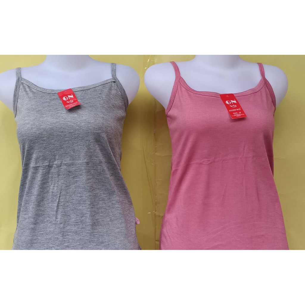 Golden Nick ~ 1 Pcs Tank Top Wanita, Pakaian Dalam Wanita Berkwalitas ( 5 Warna, 4 Ukuran )