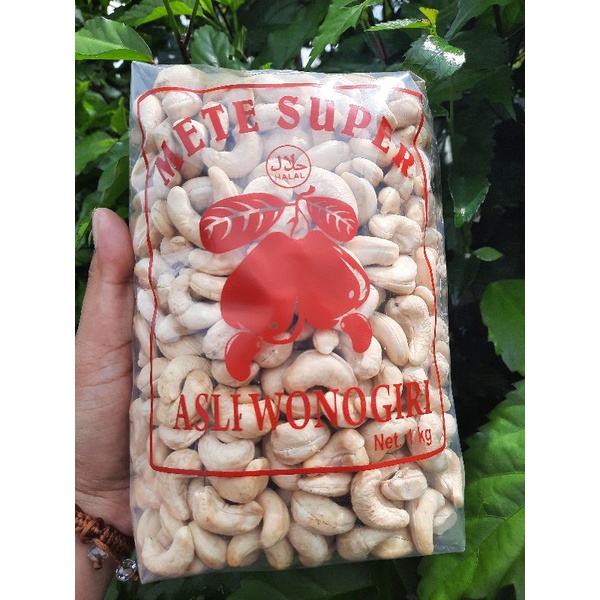 PROMO!!KACANG METE MENTAH FRESH 1KG- KACANG METE MENTAH SUPER- METE MENTAH 1KG ASLI WONOGIRI