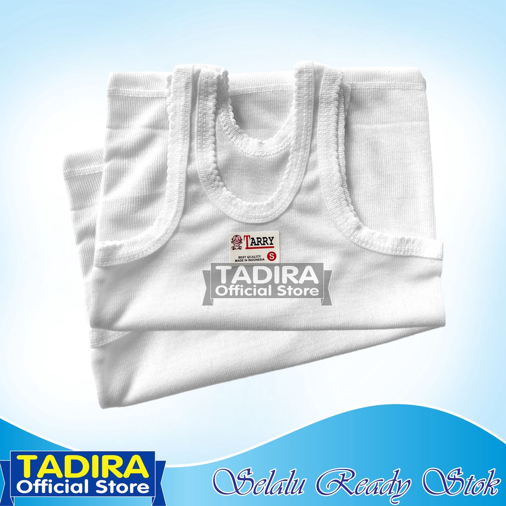 6 Pcs Singlet Anak Putih Tanpa Bolong Bolong Kaos Dalam Anak Laki Dan Perempuan TADIRA Store