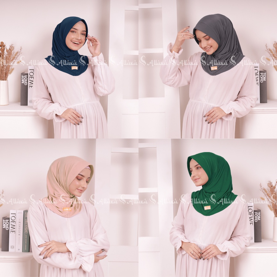 Daily Hijab Sport Instan Jersey Premium / Hijab Sport by Allava