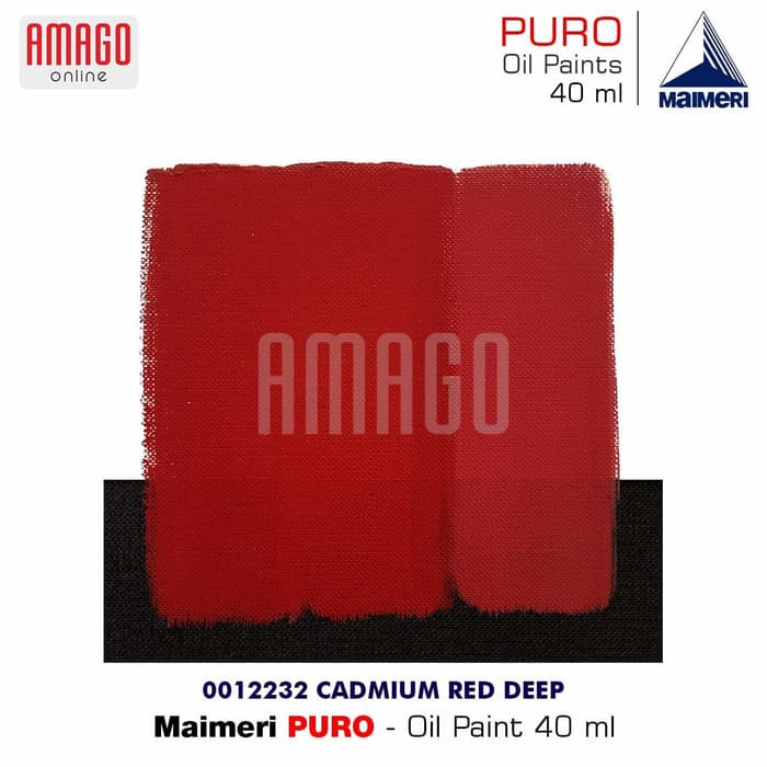 MAIMERI PURO - OIL PAINT - CADMIUM RED DEEP - 40ML - M0012232