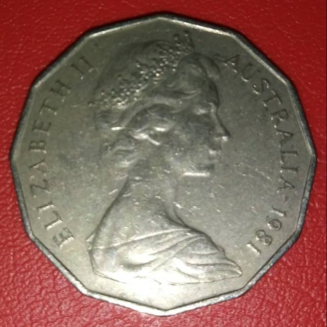 1981 Koin Australia 50 cent